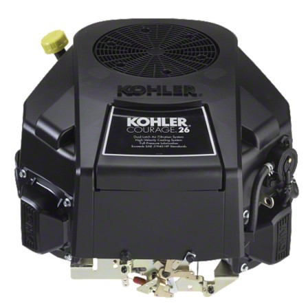 kohler sv735 front view of small engine for lawn mower